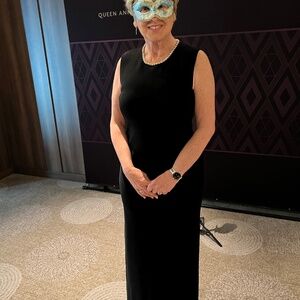 St. John Evening Gown & Caplet